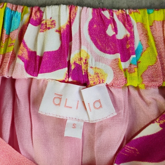 Alivia Annie Mini Skort Floral Sugar Plum Tiered Lace Trim Feminine Size Small - Picture 6 of 13